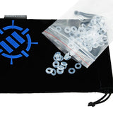 O Rings Mechanical Keyboard Dampener - Quiet Switch Dampeners Kit 40A Clear (140Pcs), Keycap Puller, Keyboard Brush, Cloth And Accessory Bag - Mod Kit For Cherry Mx, Ttc, Akko Switches, More