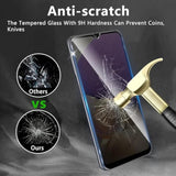 3 Pack Privacy Screen Protector Designed For Samsung Galaxy A32 5G,Full Coverage Anti-Spy Tempered Glass Film,9H Hardness,Anti-Fingerprint,Bubble Free,Easy To Install