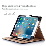 ProCase for iPad Pro 9.7 Case 2016 (Old Model), PU Leather Stand Folio Cover for iPad Pro 9.7 Inch (A1673/A1674/A1675) with 3 Viewing Angles & Pencil Holder & Document Card Pocket -Black