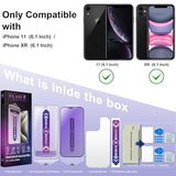 2-Pack Privacy Screen Protector for iPhone 11 Pro and iPhone Xs and iPhone X 5.8-Inch, Auto Dust Removal, No Bubbles,Anti-Spy Tempered Glass Film,