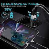 Type C Charger, Super Fast Charger Type C For Samsung Galaxy S22 Ultra,A13 5G,A53,A03S,S21 Fe,S20,A33/A73/A52/Z Flip 3/Z Fold 3,Ipad,Pixel 6, Fast Charging Block Usb C Car Charger + Usb C To C Cable