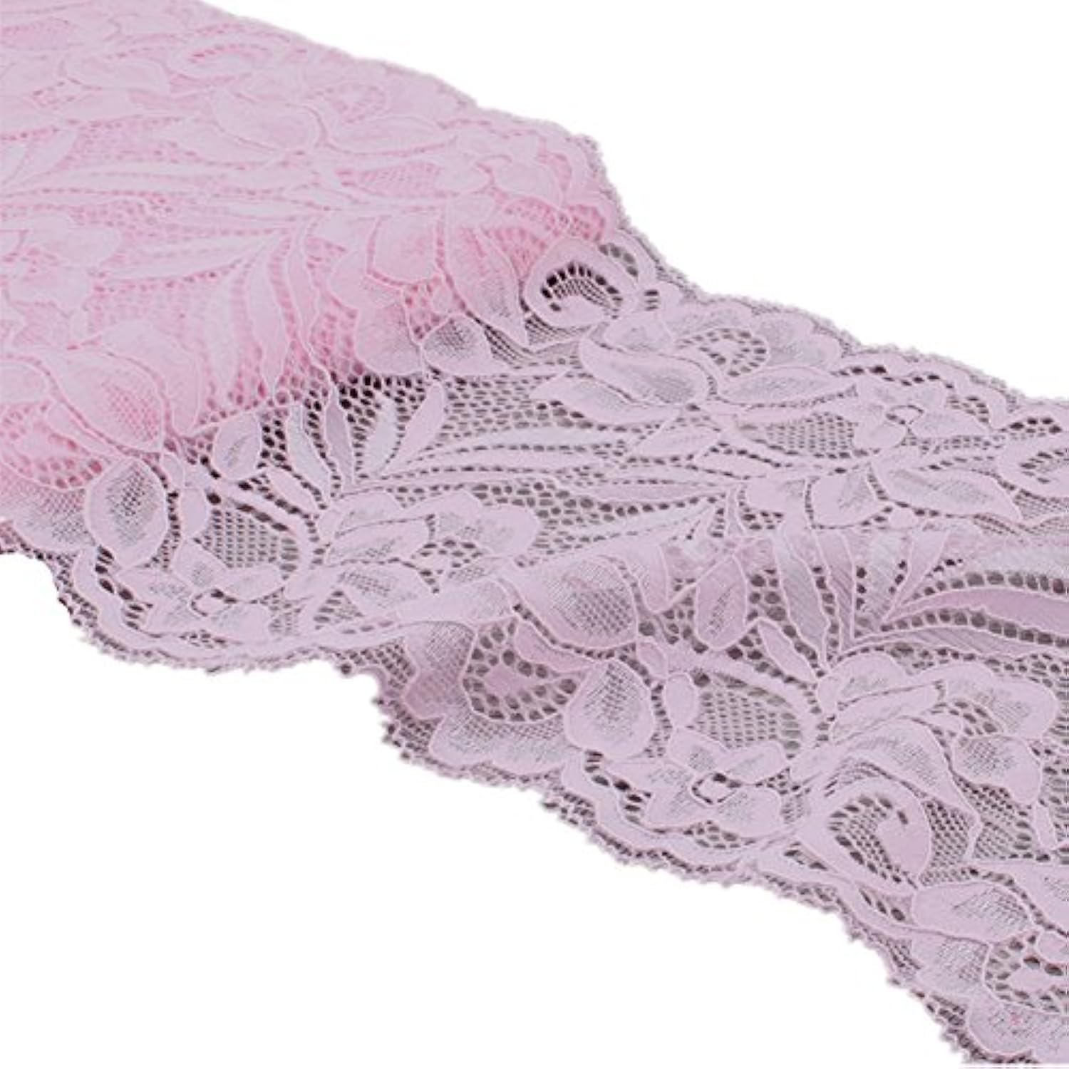 5 Yards Floral Lace Ribbon Stretch Tulle Lace Trim Elastic Webbing Fab