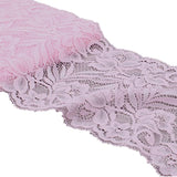 5 Yards Floral Lace Ribbon Stretch Tulle Lace Trim Elastic Webbing Fab
