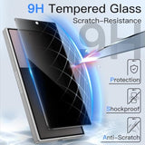 JETech Front Privacy Screen Protector for Samsung Galaxy Z Fold 7 2025, Anti-Spy Tempered Glass Film with Easy Installation Tool, Case-Friendly, 2-Pack