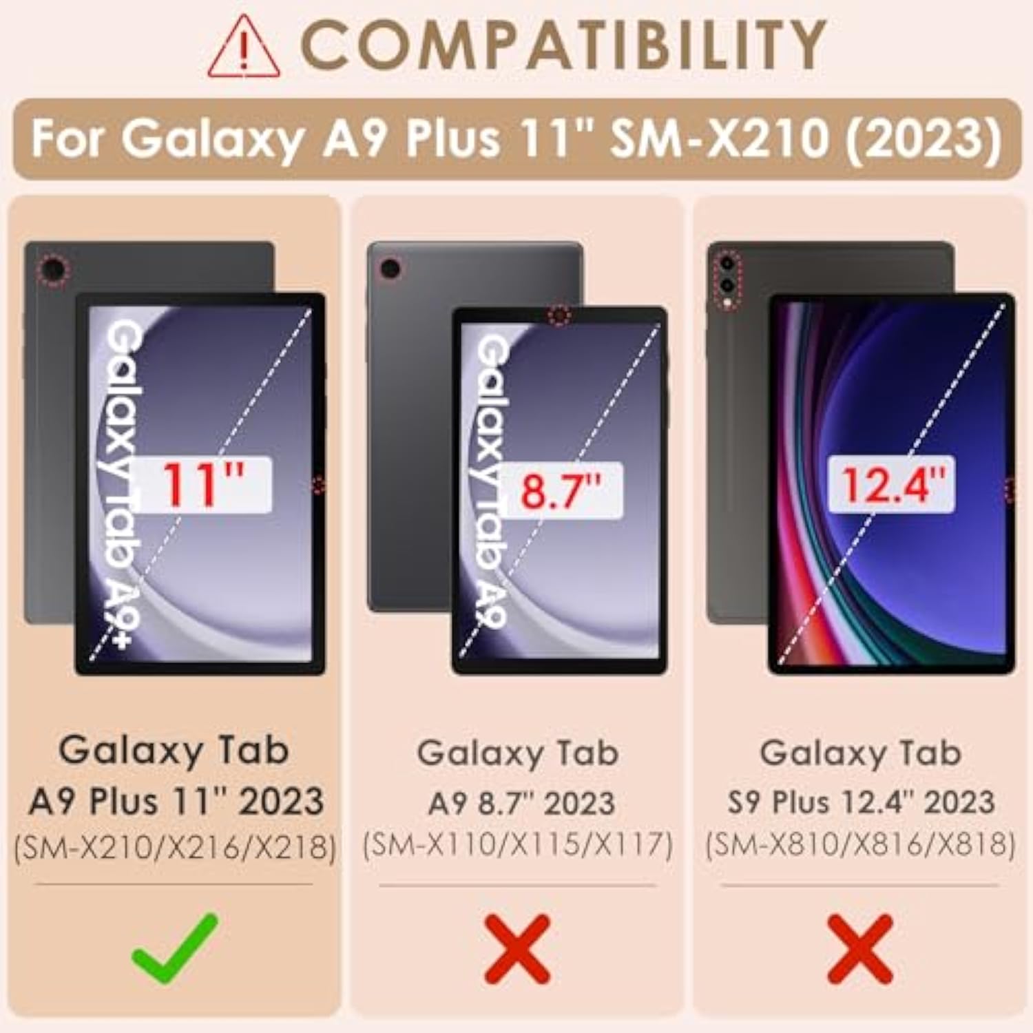 Compatible With Samsung Galaxy Tab A9 Plus Case 11 Inch 2023, With Shoulder Strap & Stylus Pen, Soft Silicone Multiangle Case For Galaxy Tab A9+ Tablet Smx210/X216/X218, Rose Red & Purple