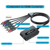 Male Component To Hdmi Converter Cable With Hdmi And Component Cables For Dvd/