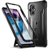 Revolution Series Case For Oneplus Nord N20 5G, [6Ft Mil-Grade Drop Tested], Full-Body Rugged Dual-Layer Shockproof Protective Cover With Kickstand And Built-In-Screen Protector, Black
