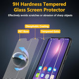 2 Pack Screen Protector Compatible With Gabb Phone 4 Pro,9H Tempered Glass Film Full Coverage Ultra Hd Anti-Fingerprint Bubble Free