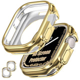 [2 Pack] Bumper Case For Apple Watch 49Mm, [No Screen Protector] Slim Soft Tpu Shockproof Case Cover Bumper Protector Accessories For Iwatch Ultra 3/Ultra 2/Ultra, 49Mm Gold+Gold