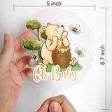 Acrylic Winnie Oh Baby Cake Topper Classic Pooh Baby Shower Decor