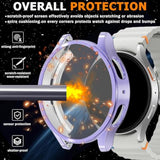 [16 Pack] Compatible With Samsung Galaxy Watch 7 40Mm Screen Protector Case, Soft Tpu Protective Face Covers Bumper Accessories For Women Men (16 Colors, Galaxy Watch7 40Mm)