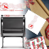 Christmas Self-Inking Stamps - North Pole, Reindeer, Air Mail, Winter Holiday - Custom Stamps For Christmas