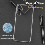 Phone Case For Samsung Galaxy A15 4G/5G, Clear Case Shockproof Protective Bumper Slim Cover