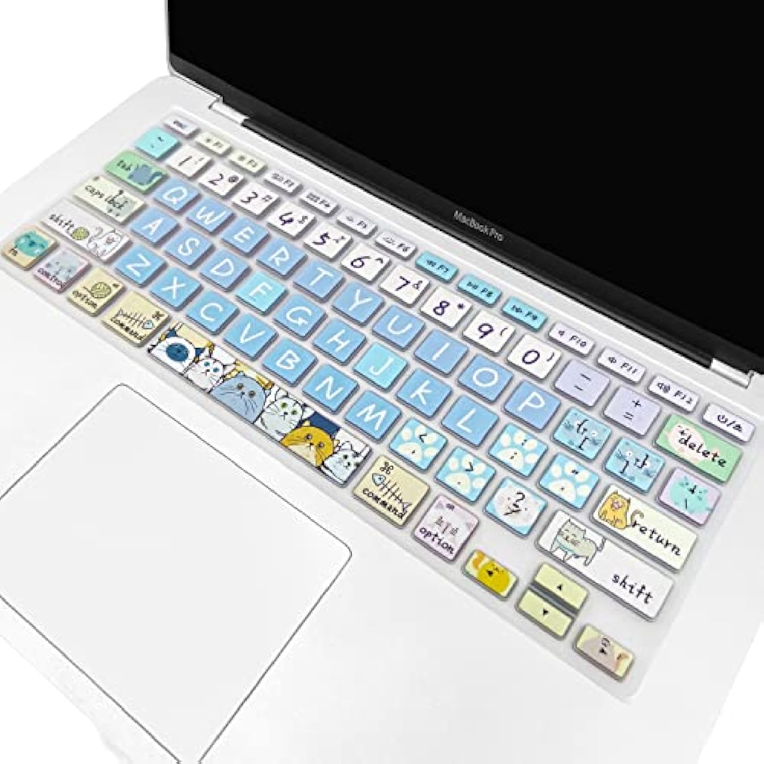 Silicone Keyboard Cover Skin For Old Macbook Air 13.3 Inch (A1466/A1369), Macb