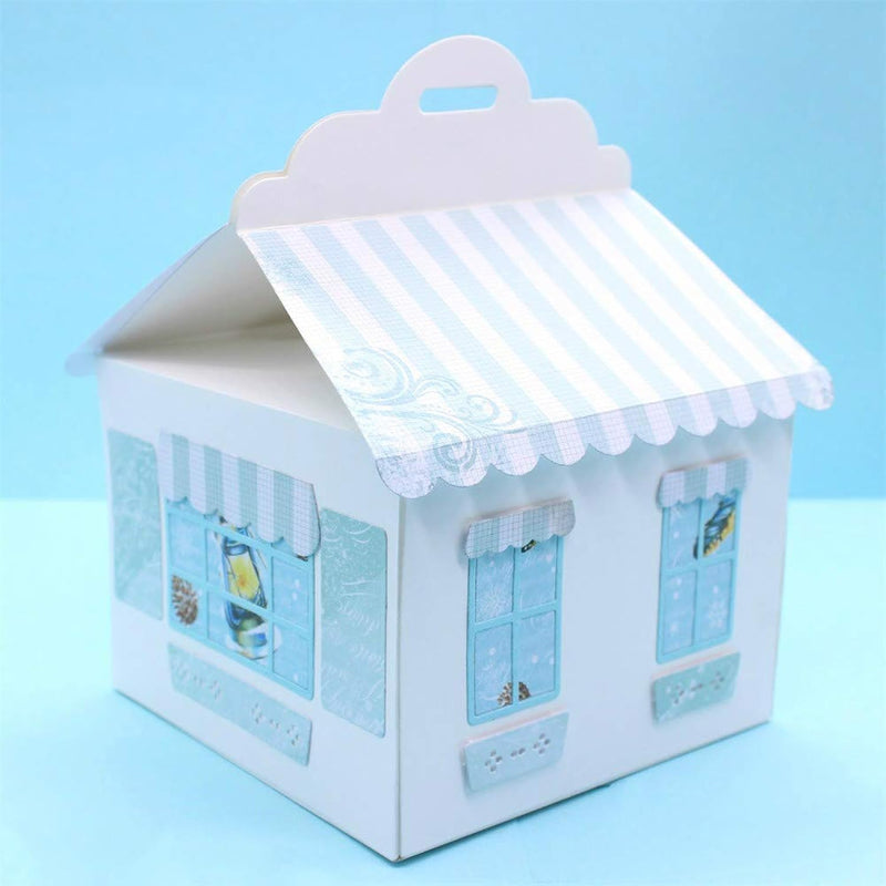 Big House Treat Favor Box Metal Cutting Dies Stencils For Diy Scrapboo