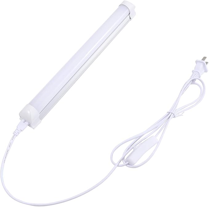 12 Inch LED Under Cabinet Light 1200LM 6000K T8 Integrated Tube Fixture with On Off Switch