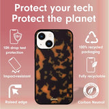 Sonix Case for iPhone 15, 14, 13 | Compatible with MagSafe | 10ft Drop Tested | Tortoise Shell | Brown Tort