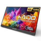 Portable Monitor 15.6-Inch Fhd 1080P, 45W Reverse Charging Ultra-Slim Laptop Monitor 1920X1080 With Built-In Speakers, Ips Display 180° Kickstand For Pc, Mac, Phone, Xbox, Ps5, Usb-C & Mini Hdmi