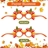 Thanksgiving Party Supplies for 24 Guests, Turkey Disposable Dinnerware Set with Dinner Plates, Dessert Plates, Cups, Napkins, Forks & Tablecloth, Give Thanks Fall Decorations for Thanksgiving Dinner