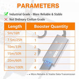 25Ft / 7.5M Usb 3.0 Active Extension Cable, Usb3.0 Male To Female Extender Rep