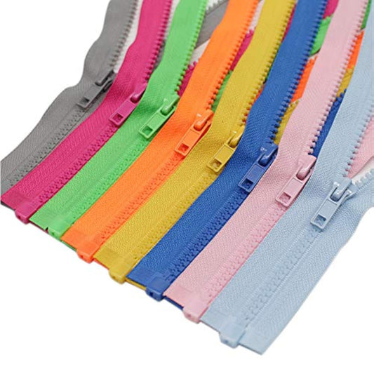 8Pcs 14 Inch Separating Jacket Zippers For Sewing Coat Clothes Jacket