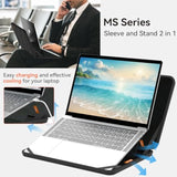 Smatree MS56 Hard EVA Protective Sleeve with Stand for 14 inch Lenovo ThinkPad L14 Gen 5/X1 Yoga Gen 8/7/6 2 in 1, for ThinkPad X1 Carbon Gen 11/10, for IdeaPad Flex 5i/5 2 in 1,ThinkBook 14 Gen 6/7
