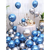 100Pcs Metallic Rose Gold Confetti Balloons 12 Inch Birthday Balloons