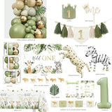 Wild One Birthday Decorations Party Supplies, Jungle Theme First Birthday Decorations For Boy Or Girl