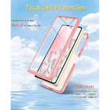 For Samsung Galaxy Z Fold 6 Case,Built In Front Screen Protector,Gold Glitter Marble Pattern Hard Pc Slim Shockproof Full Body Drop Protective Case For Galaxy Z Fold 6 5G, Blue Cyan