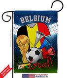 FIFA World Cup Belgian 2 Pcs Banner Room Wall Art Flag Patio Lawn Garden Outdoor Decorations Indoor Tapestry Yard Signs Team Qatar Trophy Soccer Game Football Gifts, Made in USA