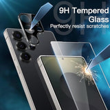 JETech Screen Protector for Samsung Galaxy S25 Ultra 5G with Camera Lens Protector, Tempered Glass Film, Fingerprint ID Compatible, HD Clear, 2-Pack Each