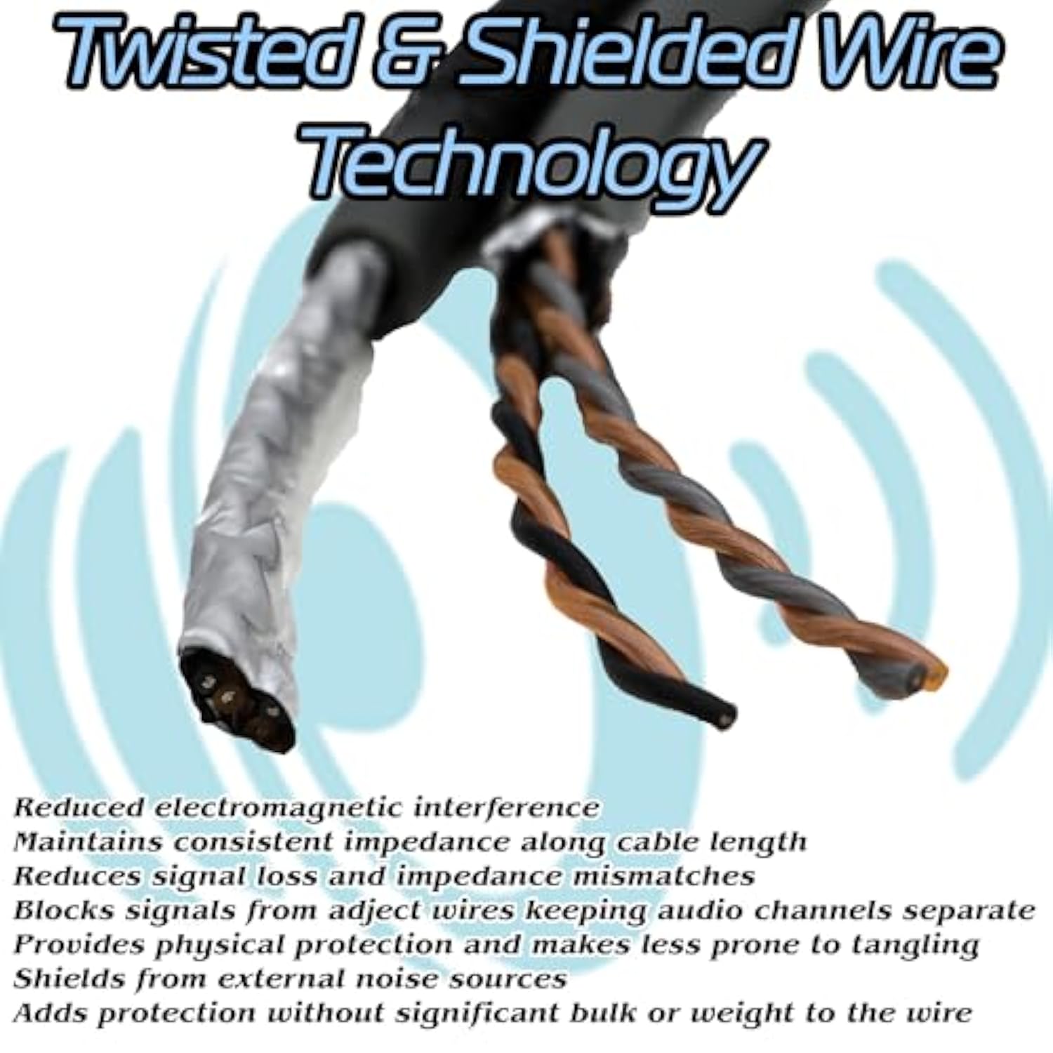 Premium Series 100% Ofc Copper Rca Interconnects Stereo Cable, 6 Channel 20' C