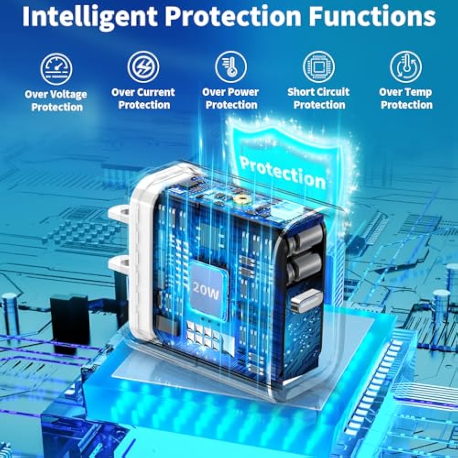 ?Mfi Certified?Iphone 16 15 Charger Fast Charging, 3Pack 20W Usb C Power Adapter Type C Wall Charger Block With 6Ft Type C Cable For Iphone 16/16 Pro/16 Pro Max/15 Pro Max/Ipad Pro/Air/Mini