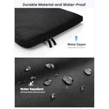 22 Inch Laptop Sleeve With Zipper Pocket, Premium Protective Monitor Sleeve For 22" Laptops & Displays, Shockproof & Water-Resistant, Slim & Lightweight Design For Travel And Storage
