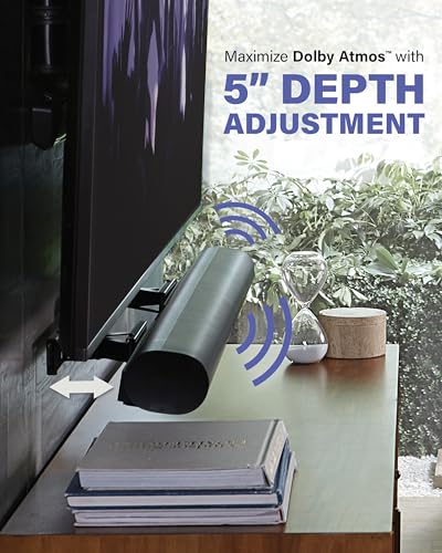 Soundbar TV Mount for Sonos Arc & Sonos Arc Ultra Soundbar Depth Adjustable for Dolby Atmos Universal Mount for TVs 50 to 90