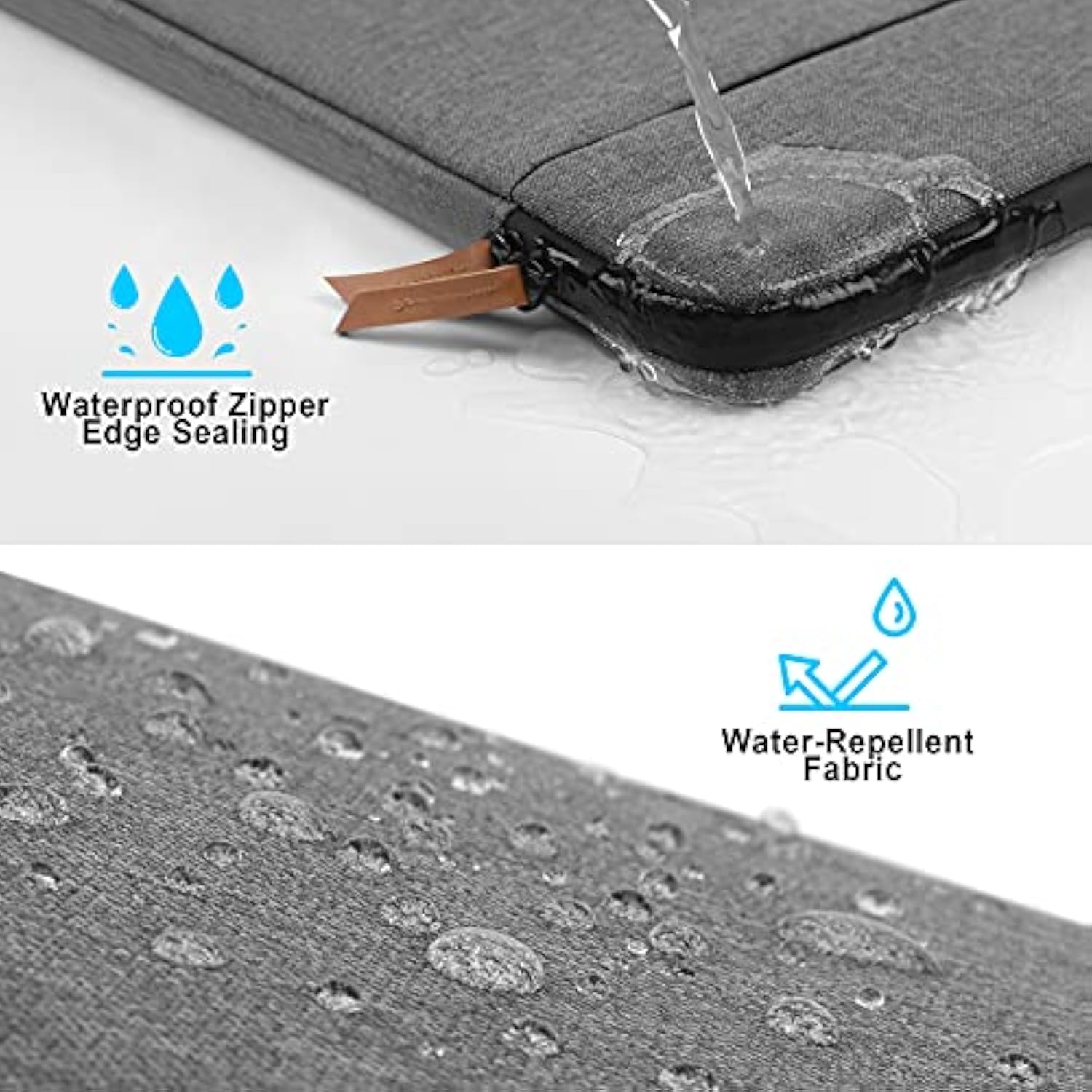 360° Protective Laptop Sleeve Case For 13 Inch New Macbook Air M4 A3240 2025, M3 A3113, M2 A2681, M1 A2337, 13" Macbook Pro M2 M1, 13-Inch Ipad Air M3 / Ipad Pro M4 With Accessory Bag, Dark Gray