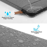 360° Protective Laptop Sleeve Case For 13 Inch New Macbook Air M4 A3240 2025, M3 A3113, M2 A2681, M1 A2337, 13" Macbook Pro M2 M1, 13-Inch Ipad Air M3 / Ipad Pro M4 With Accessory Bag, Dark Gray
