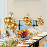10 Sets Table Balloon Stands — Helium-Free Balloon Holders for Parties