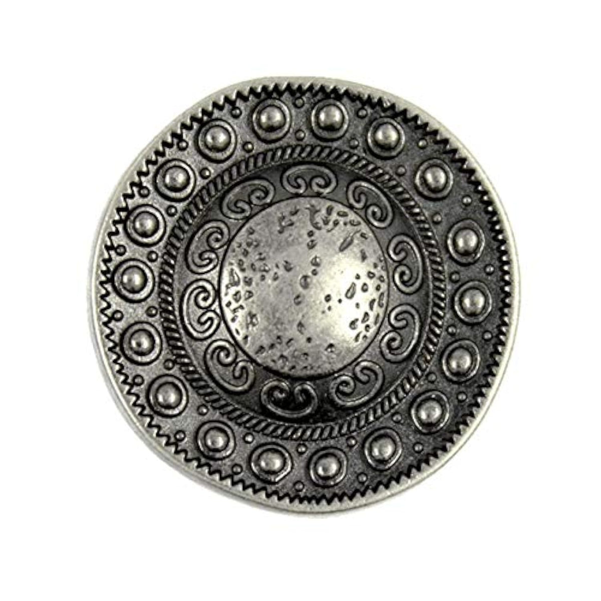 10 Pieces Beads Around The Dome Metal Shank Buttons. 23Mm (7/8 Inch) (