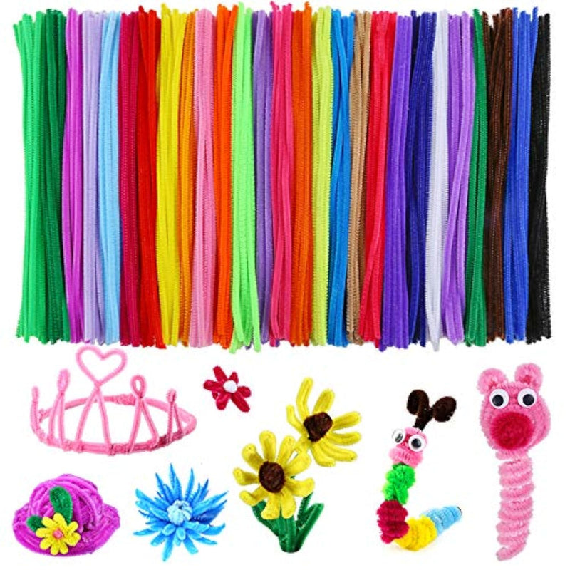 324 Pieces Pipe Cleaners 27 Colors Chenille Stems For Diy Art Creative Crafts