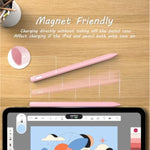 Silicone Case For Apple Pencil Pro 2024 & Apple Pencil 2Nd Generation, Cute Pink Protective Skin Sleeve Cover Holder Grip And Tip Cap Accessories Compatible With Ipad Pro 11 12.9 13 Inch