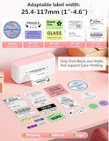Bluetooth Thermal Label Printer, 241Bt 4X6 Wireless Shipping Label Printer For Small Business, Pink Labels Printers For Shipping Package, Compatible With Iphone, Android, Shopify, Usps