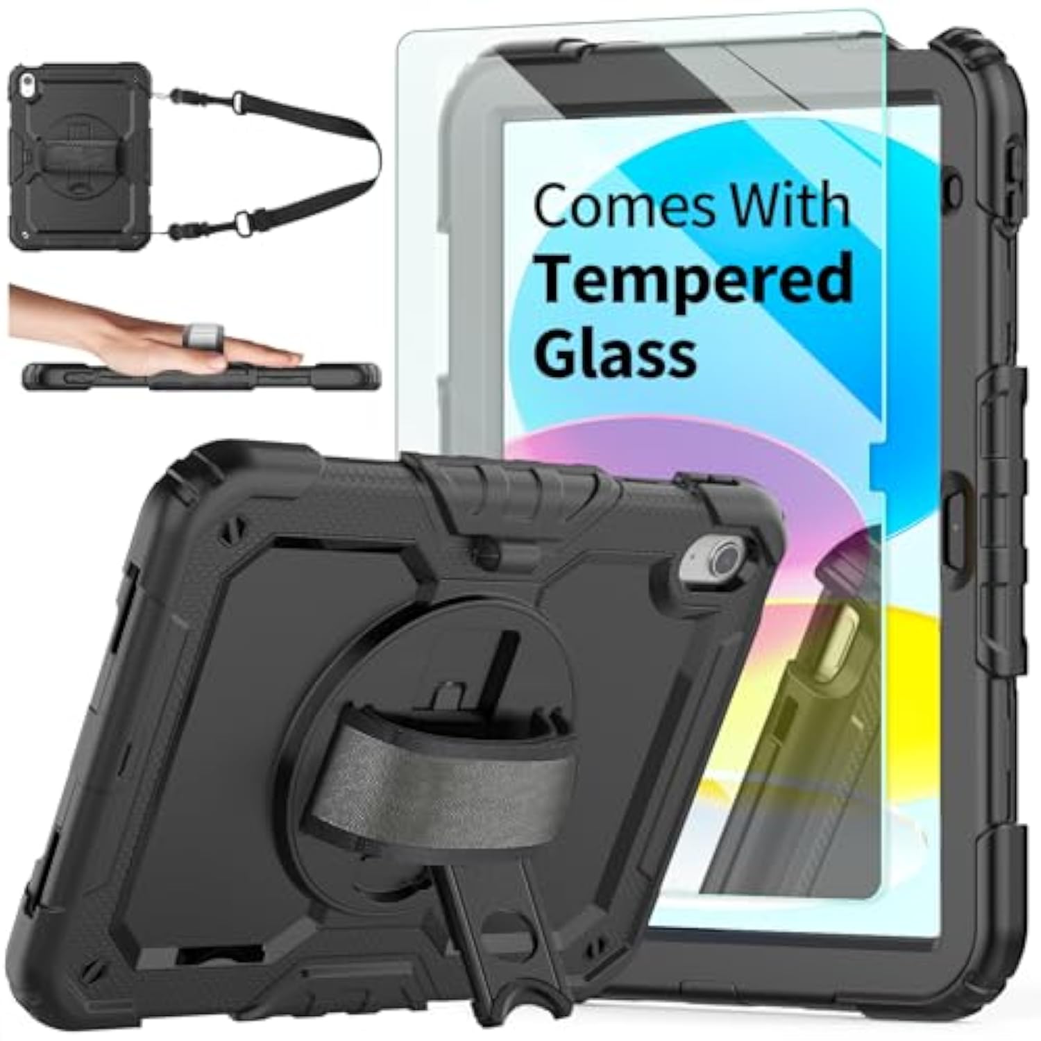 Ipad 10Th Generation Case, Ipad 10 Case 10.9'' 2022, [Kid Proof] Full Body Pro