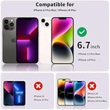 2-Pack Privacy Screen Protector for iPhone 14 Plus 13 Pro Max 6.7 Inch