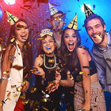 90pcs 2026 New Year Party Supplies Hats Tiaras Noise Makers Necklaces