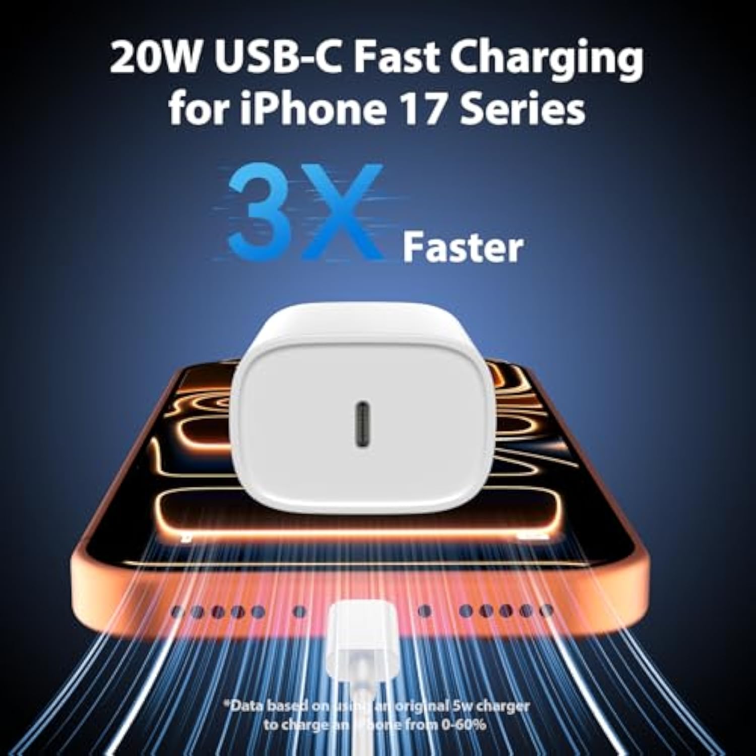 Iphone 16 15 Pro Max Charger Fast Charging,20W Usb C Fast Chargers Block Iphones 16 15 Charger Cord 10Ft Long Usb C Charging Cable For Iphone 16 15 Pro Max/15 Pro/15/15 Plus,Ipad Pro 12.9"/11"
