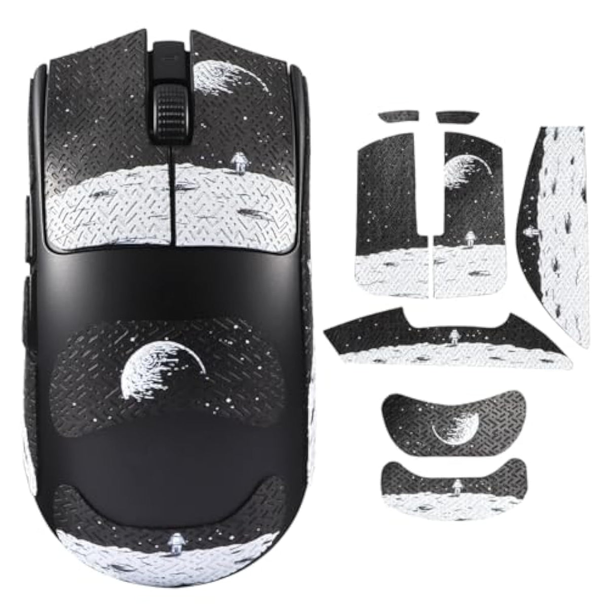 Razer Viper V3 Pro Mouse Grip Tape Stickers - Anti Slip Skin, Pre-Cut, Sweat-Resistant Game Accessories (Earth Pattern)