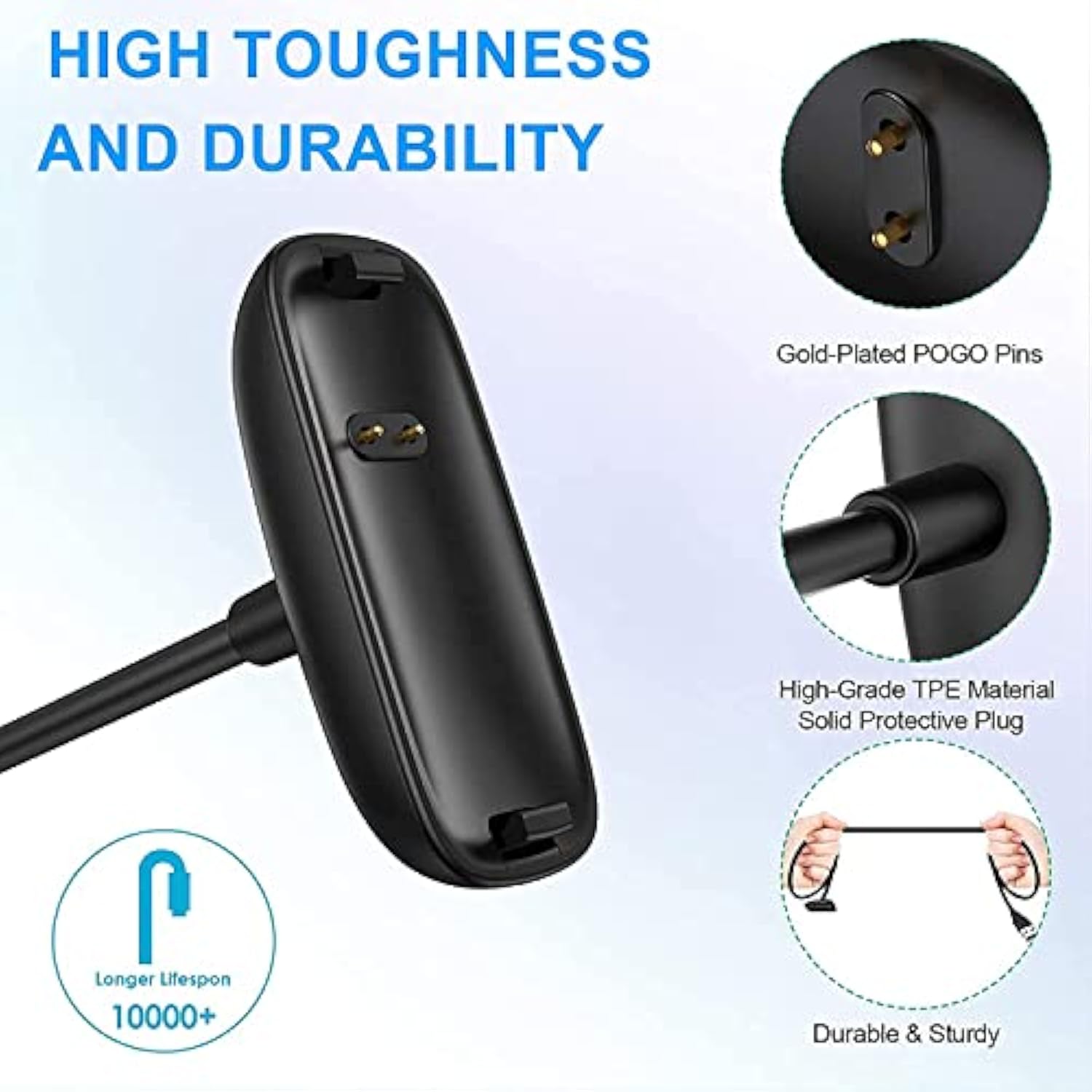 Charger For Inspire 3 Charger Cable Replacement Usb Charging Cord Compatible For Fitbit Inspire 3 Fitness Tracker Accessories