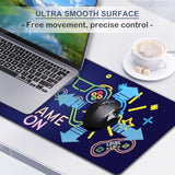 Mouse Pad - Gaming Mouse Pad For Keyboard 80X30Cm Computer Mouse Mat Desk Pad With Soft Smooth Surface And Anti-Slip Rubber Base Gaming Mats For Desk Gamer Office Home