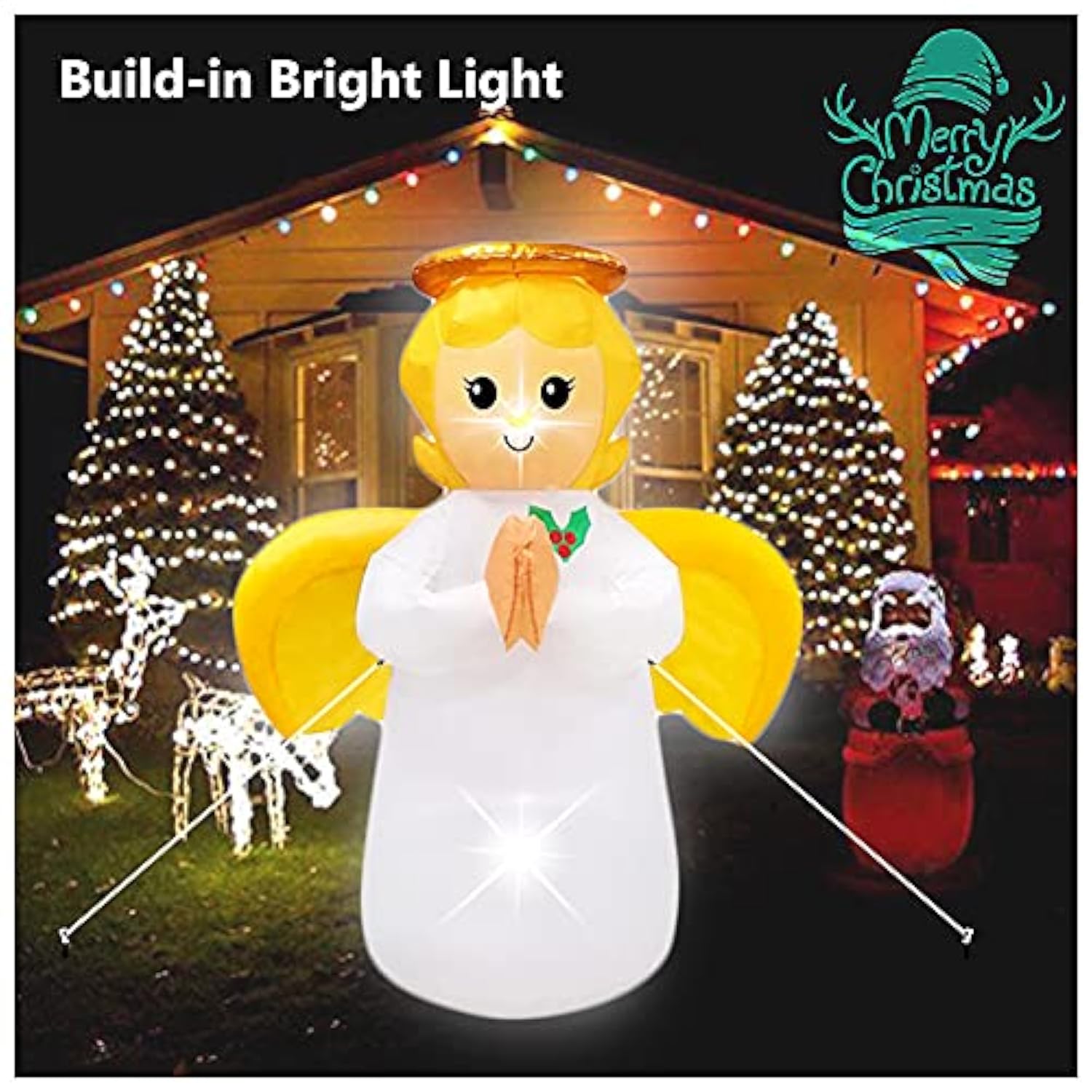 Christmas Inflatables Angel Outdoor Decorations Thanksgiving Inflatables Angel,Religious Christmas Blow Up Yard Decorati